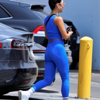 Vanessa Hudgens in blue leggings with GG Magree out for a workout at Dogpound in West Hollywood 79.jpg
