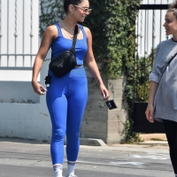 Vanessa Hudgens in blue leggings with GG Magree out for a workout at Dogpound in West Hollywood 86.jpg