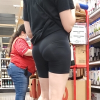 Hot ass candid babe with a great ass and panty line in spandex shorts sbdca331 - Candid creepshots front and back 029 - 0075029-075.jpg