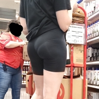 Hot ass candid babe with a great ass and panty line in spandex shorts sbdca331 - Candid creepshots front and back 029 - 0076029-076.jpg