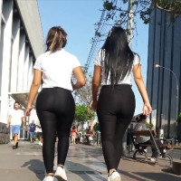 Couple of hot candid Latina babes with sexy asses in tight black leggings thank you sun .mp4-2023-08-20-08h26m27s144.jpg