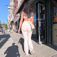 White leggings babe