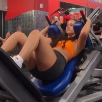 Hot candid brunette chick with a nice ass in spandex shorts working out at the gym My Movie-2024-08-22-17h03m13s842.jpg