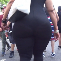 See through spandex onesie