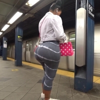 Subway Latina girl with two little buns and two phat buns in leggings waiting for the train Silence of the Yams.mp4-2025-08-23-11h37m45s413.jpg