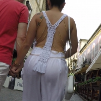 Nice ass in white