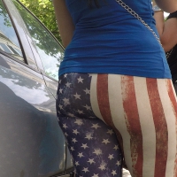 Booty in USA leggings