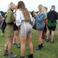 Sexy drunk party babe