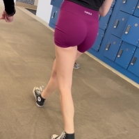 Maroon spandex