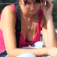 Sexy Dutch brunette girl in a red top with some hot cleavage and showing her black bra Redsun1-1.m4v-2022-09-02-08h39m02s462.jpg