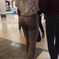 Blonde teen with an amazing ass...