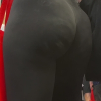 Fit blonde booty