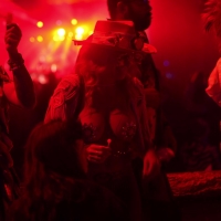 Big boobed raver