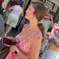 Cutie with cleavage