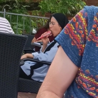 Hijab sucking