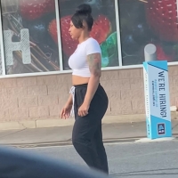 Parking lot chick