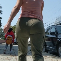 Milf in green