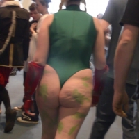 Big booty cosplay babe