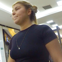 Candid blonde Brazilian girl with nice tits and a big booty in spandex shorts with vtl 5.png