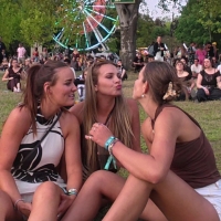 Friendly festival girls