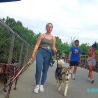 Big booty dog walker