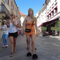 Braless alt chick