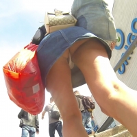 Thong slip upskirt