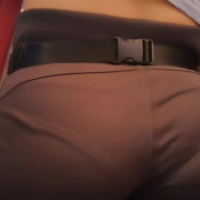 Sexy Latina panty line