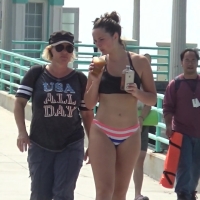 Mom is suspect while with her sexy daughter in a striped bikini at the beach Untitled 006_2785.mp4-2022-09-14-15h41m37s801.jpg