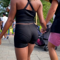 Sexy Latina booty and vpl