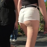 Hot blonde cheeks