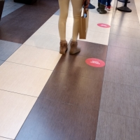 Sexy candid petite black girl in tight white leggings 69708174.jpg