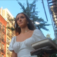 Beautiful European girl upskirted on the streets of NYC showing her sexy ass and thong panties Screenshot (5611).jpg