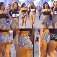 Hot candid Latina babe showing her delicious ass cheeks and loving the attention TCFeyegasm-SexyBlackLatinaShorts.jpg
