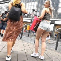 Hot candid blonde girl showing her ass cheeks in denim booty shorts FSTR-10-001-02.jpg