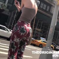 Blonde floral booty