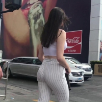 Nice ass in thin pants