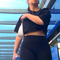 Sexy candid nerdy brunette babe with a nice ass in black leggings Ti6Last.png