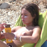 Hot candid topless babe at the beach with great tits and one pierced hottie-18-14-109.jpg