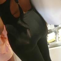 Double ebony asses