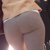 Slightly see through leggings