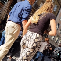 Snakeskin blondie (vertical)