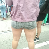 Whooty in shorts