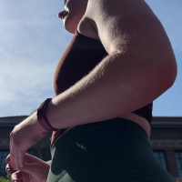 Pawg green leggings (side)