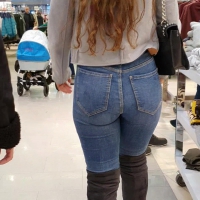 Great ass in tight jeans