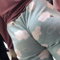 Pajama pants booty