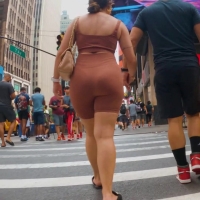 Big booty in bikers