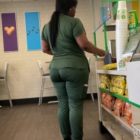 Ebony milf nurse