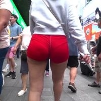 Jiggling in red
