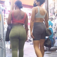 Sexy Dominican asses